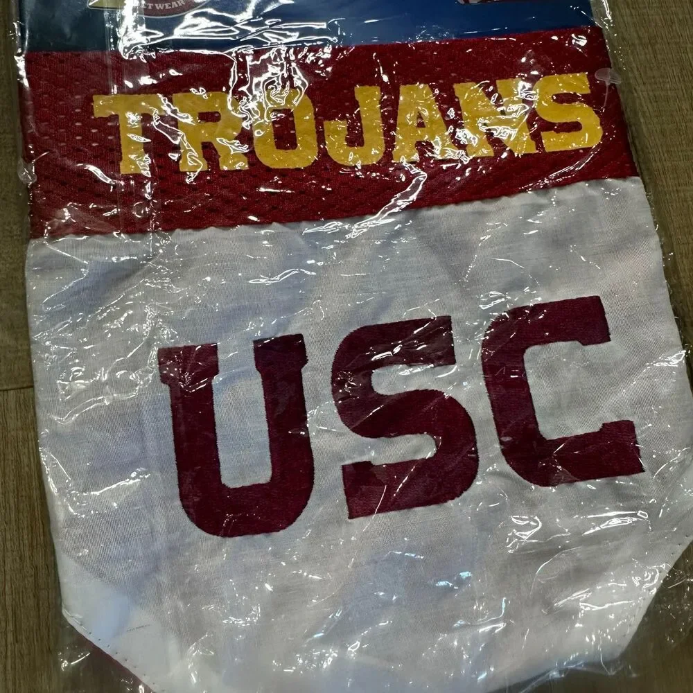 NWT USC Trojans Large XL L/XL Dog Bandana